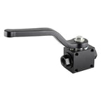 Válvula de corte de aluminio para bloqueo de la línea de freno 1/8" NPT