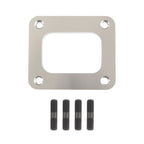 Stainless steel T4 flange with studs