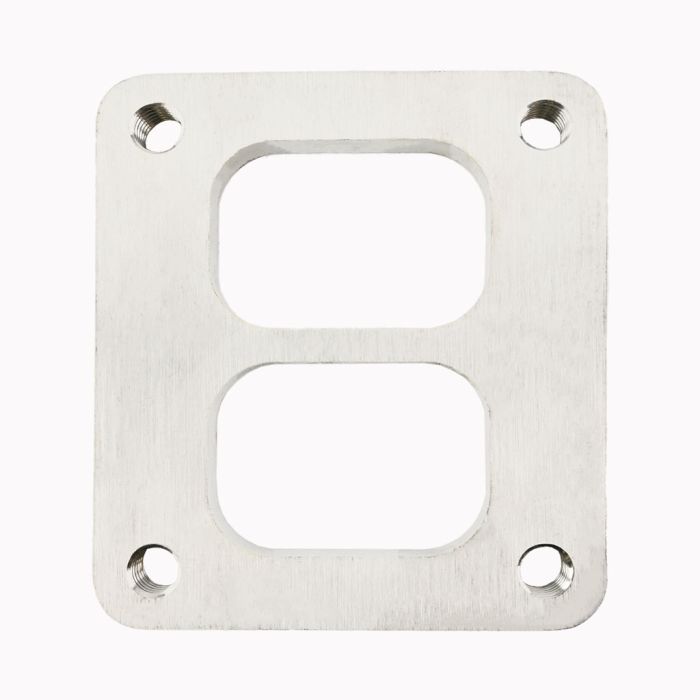 T4 Dual Entry Exhaust Flange with SS321 Stainless Steel Bolts
