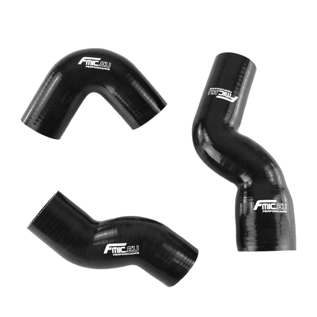Kit de manguitos de intercooler de silicona para turbo FMIC.EU para Land Rover Defender TD5 1990-2016 - Negro