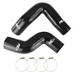 Kit de manguitos de silicona para intercooler FMIC.EU para Audi TT 210 225 CV S3 Seat Leon Cupra R - Negro