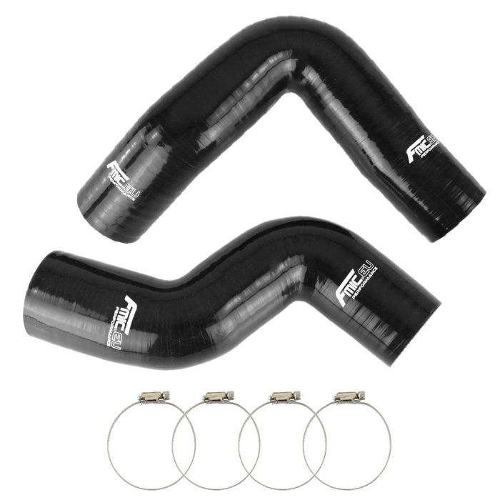 FMIC.EU Silicone Intercooler Hose Kit for Audi TT 210 225 HP S3 Seat Leon Cupra R - Black