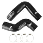 FMIC.EU Silicone Intercooler Hose Kit for Audi TT 210 225 HP S3 Seat Leon Cupra R - Black