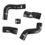 FMIC.EU Silicone Intercooler Hose Kit for Audi TT 225HP 1.8T 99-06 APX BAM - Black