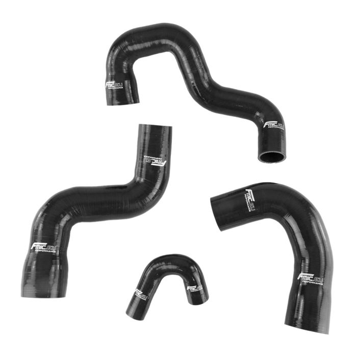 FMIC.EU Radiator Coolant Silicone Hose Kit for Audi A4 B8 A5 8T 2.0T 2007-2016 - Black