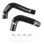FMIC.EU Silicone Radiator Coolant Hose Kit for BMW 3 5 Series E34 E36 320i 323i 328i M50 - Black