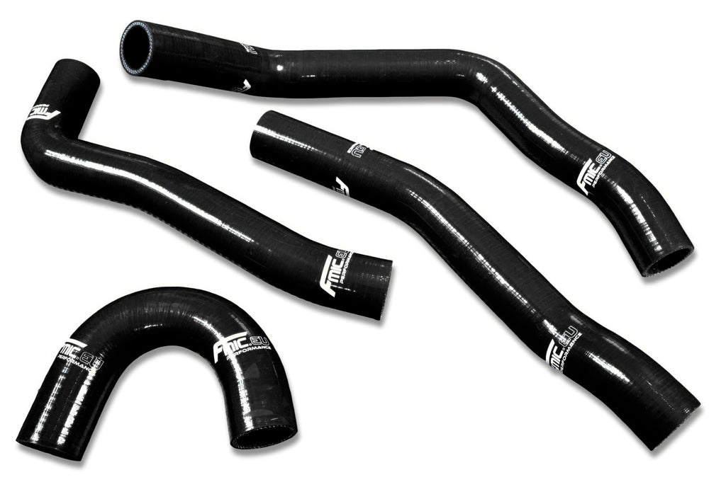 Kit de mangueras de silicona para radiador y refrigerante FMIC.EU para Mitsubishi Evolution EVO 10 X 4B11T CZ4A 2008-2015 - Negro