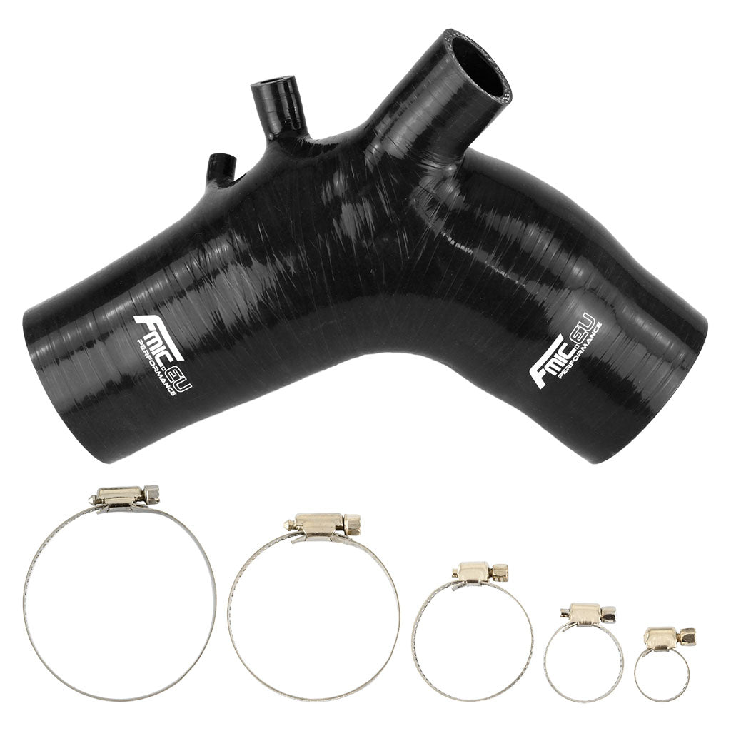 Manguito de admisión de aire de silicona FMIC.EU para Mitsubishi Lancer Evo X 10 2008-2015 - Negro