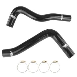 Silicone Radiator Coolant Hose Kit FMIC.EU for Nissan Patrol GQ Y60 4.2 Diesel Ford Maverick TD42 - Black