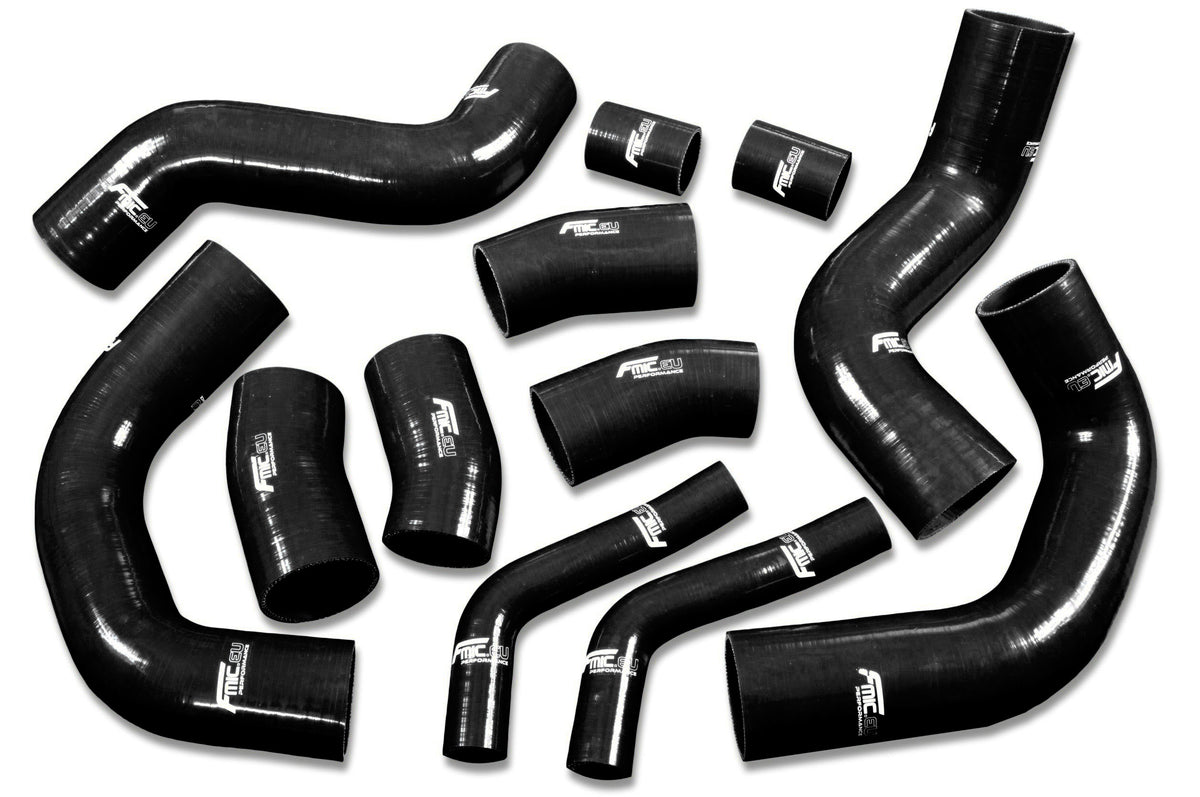 Kit de manguitos de admisión de silicona FMIC.EU para Nissan GTR R35 VR38DETT Twin-Turbo - Negro