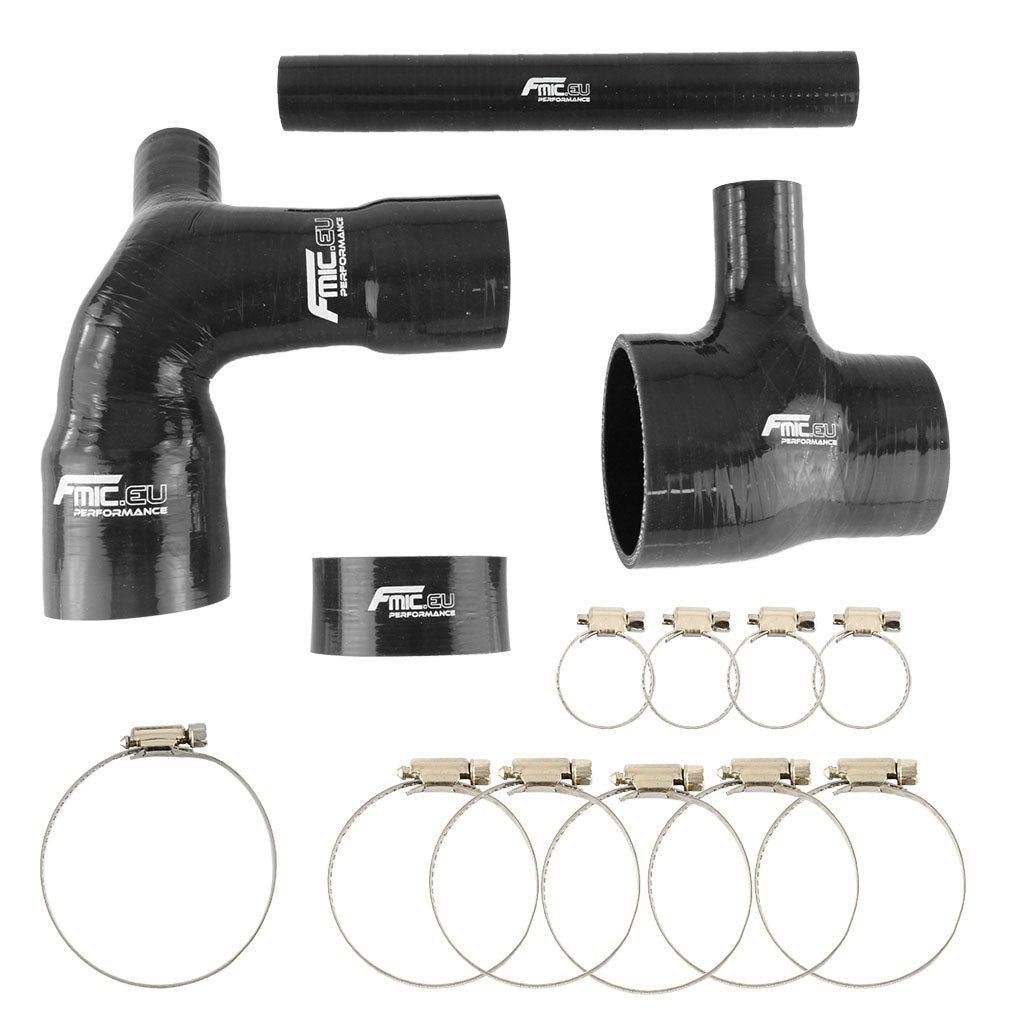Kit de manguitos de silicona para turbo FMIC.EU para VW GTI MK5 MK6 2.0T K04 2008-2014 - Negro