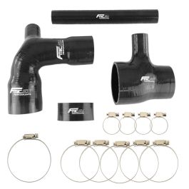 Silicone Turbo Hose Kit FMIC.EU for VW GTI MK5 MK6 2.0T K04 2008-2014 - Black