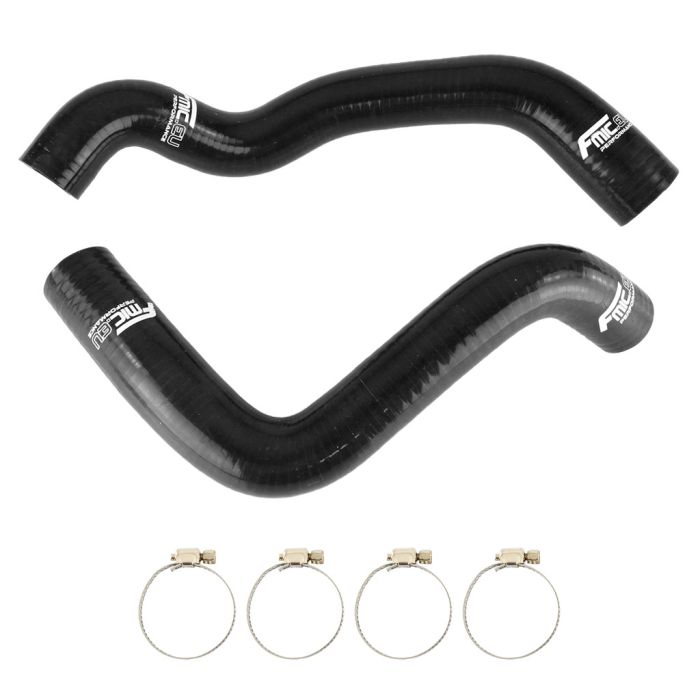 FMIC.EU Radiator Coolant Silicone Hose Kit for Alfa Romeo Mito 1.4 QV - Black