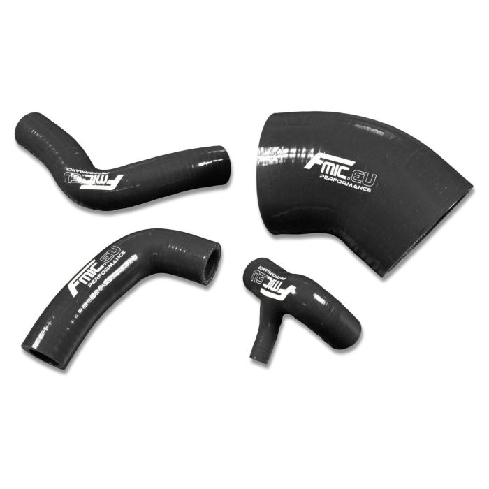 FMIC.EU Radiator Coolant Silicone Hose Kit for Mercedes Benz C200K W203 Coupe Sport Kompressor 2001-2007 - Black