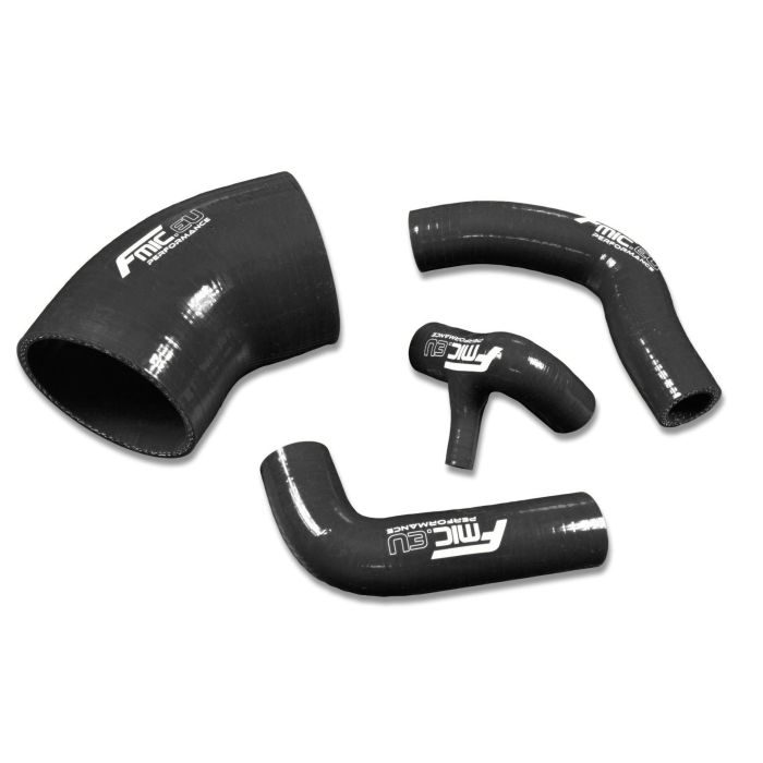 FMIC.EU Radiator Coolant Silicone Hose Kit for Mercedes Benz C200K W203 Coupe Sport Kompressor 2001-2007 - Black