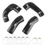 Kit de manguitos de silicona para intercooler FMIC.EU para Porsche 911 997 Turbo 3.6L - Negro
