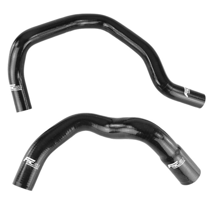 FMIC.EU Silicone Radiator Coolant Hose Kit for Jeep Cherokee XJ 4.0L L6 1984-2005 - Black