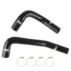 Kit de manguitos de silicona para radiador FMIC.EU para Jeep Wrangler YJ TJ 2.4L 2.5L 4.0L 4.2L 1987-2006 - Negro