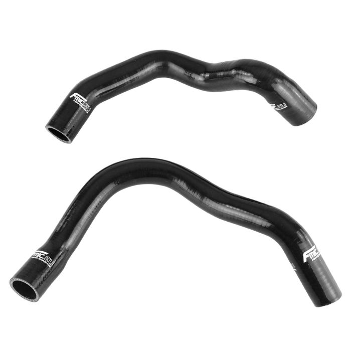 FMIC.EU Radiator Coolant Silicone Hose Kit for Jeep Cherokee XJ 4.0L - Black