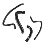Kit de manguitos de silicona para radiador FMIC.EU para Jeep Wrangler TJ 4.0L L4 1997-2001 - Negro
