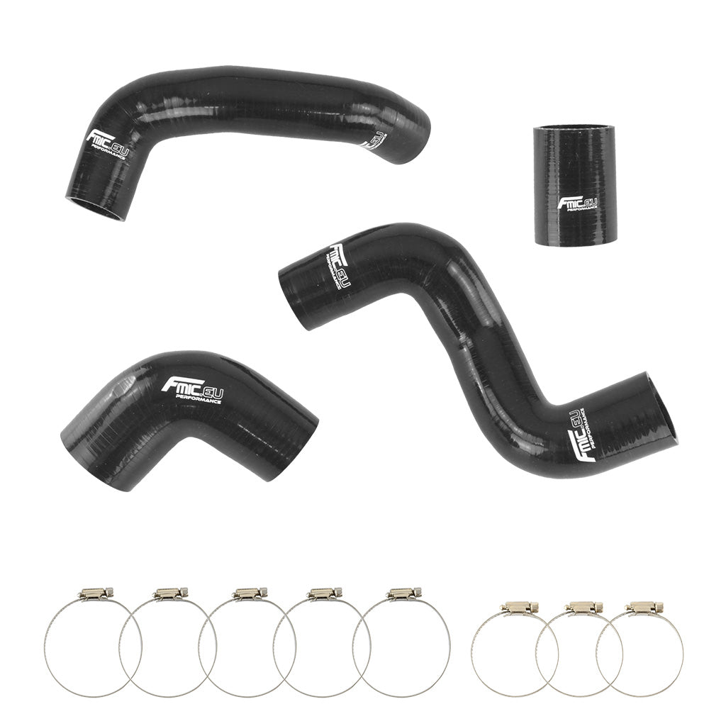 Kit de manguitos de silicona para intercooler FMIC.EU para Land Rover Freelander TD4 2.0L - Negro
