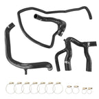 FMIC.EU Radiator Coolant Silicone Hose Kit for Land Rover Defender 2.5 TD5 1998-2007 - Black