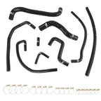FMIC.EU Radiator Coolant Silicone Hose Kit for Chevrolet Chevy Corvette 5.7L LT1 1991-1996 - Black