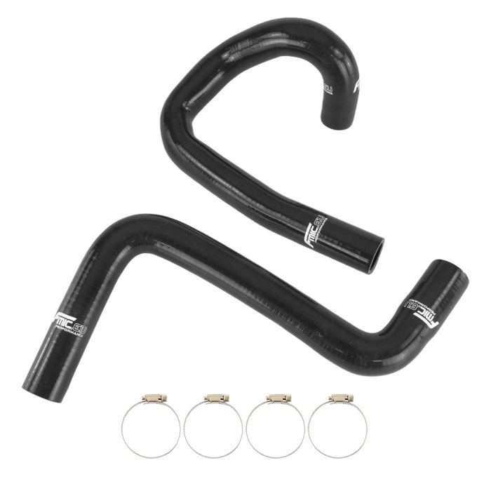 FMIC.EU Radiator Coolant Silicone Hose Kit for Chevrolet Corvette C4 LT1 5.7L V8 1991-1996 - Black