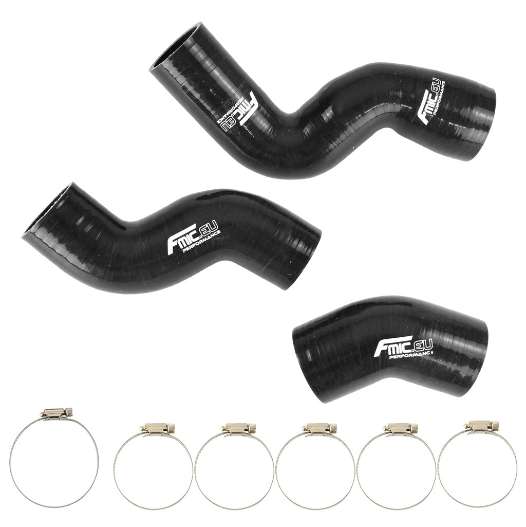 Kit de manguitos de intercooler de silicona FMIC.EU para Land Rover Discovery 2 TD5 1999-2004 - Negro