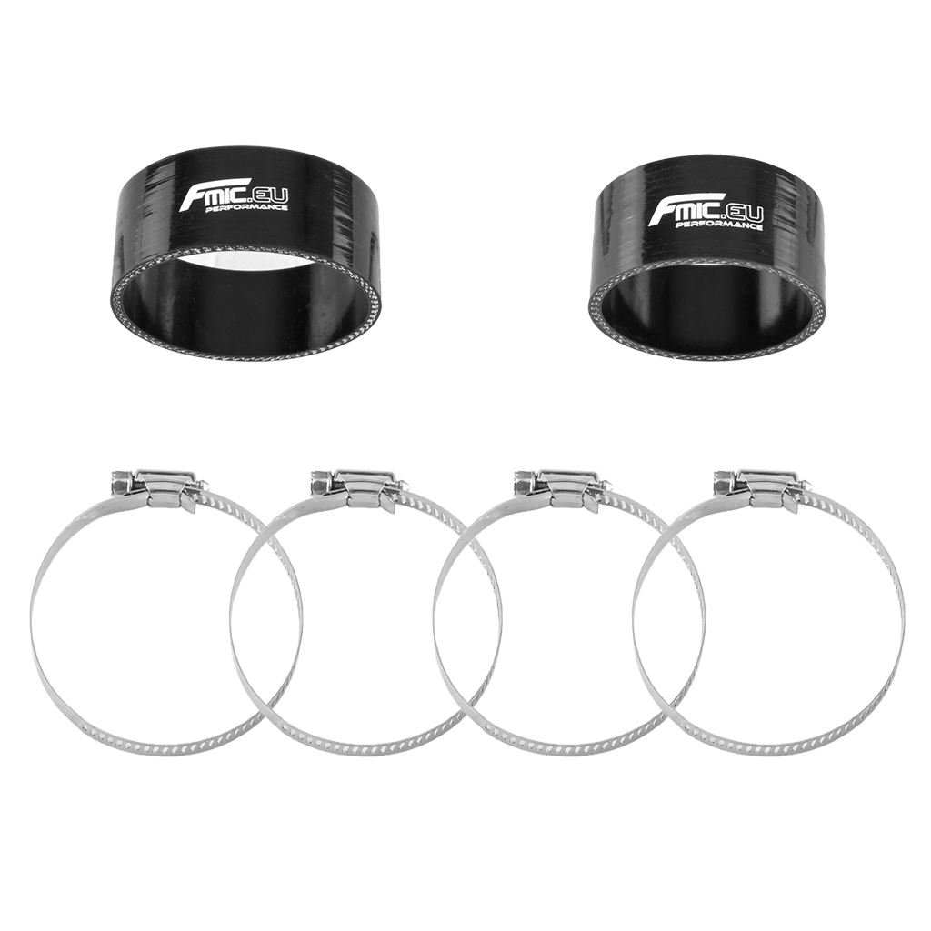 Kit de manguitos de silicona para intercooler FMIC.EU para Mini Cooper S R53 - Negro