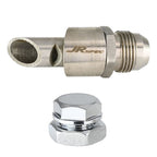 Conector de ventilación del cárter de acero inoxidable JRspec para sistema de escape