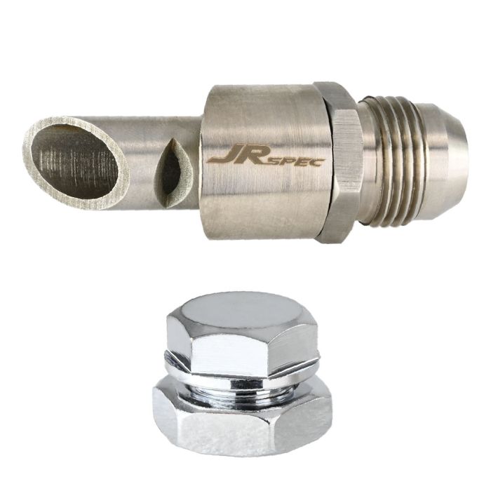 JRspec Stainless Steel Crankcase Breather Connector for Exhaust System