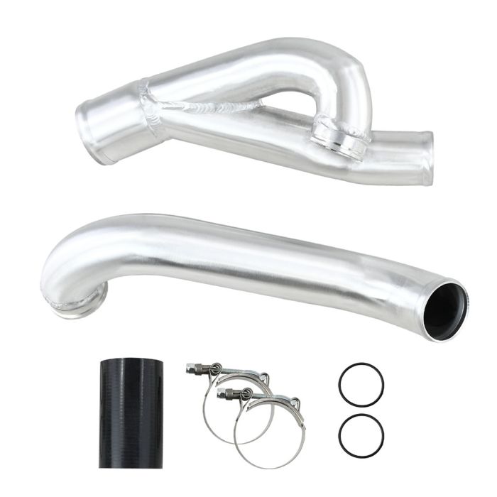 Kit de tubería de admisión plateada FMIC.EU para BMW N54 135i 335i 535i E82 E90 E60 2007-2013
