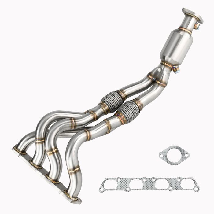 Exhaust manifold for Mini Cooper R50 R52 R53 with 200 cpsi sports catalytic converter