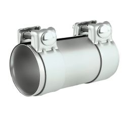 Stainless steel SS304 exhaust pipe connector with clamp FMIC.EU 63mm 2.5"