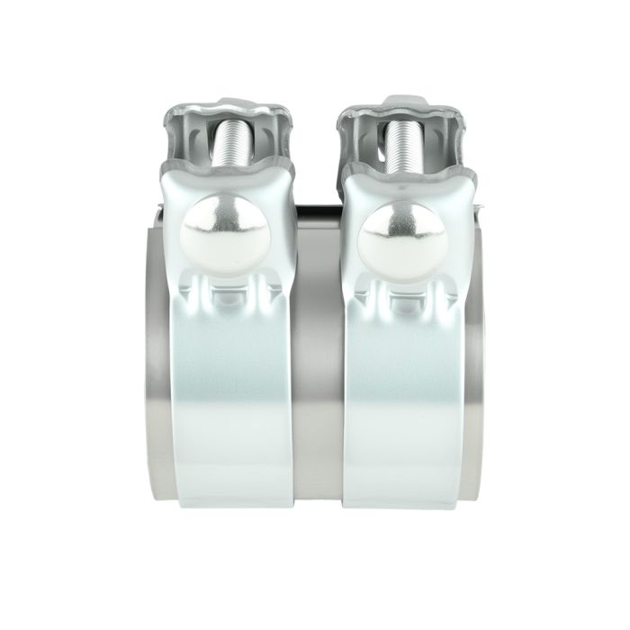 FMIC.EU 70mm 2.75" SS304 Stainless Steel Exhaust Pipe Connector with Clamp