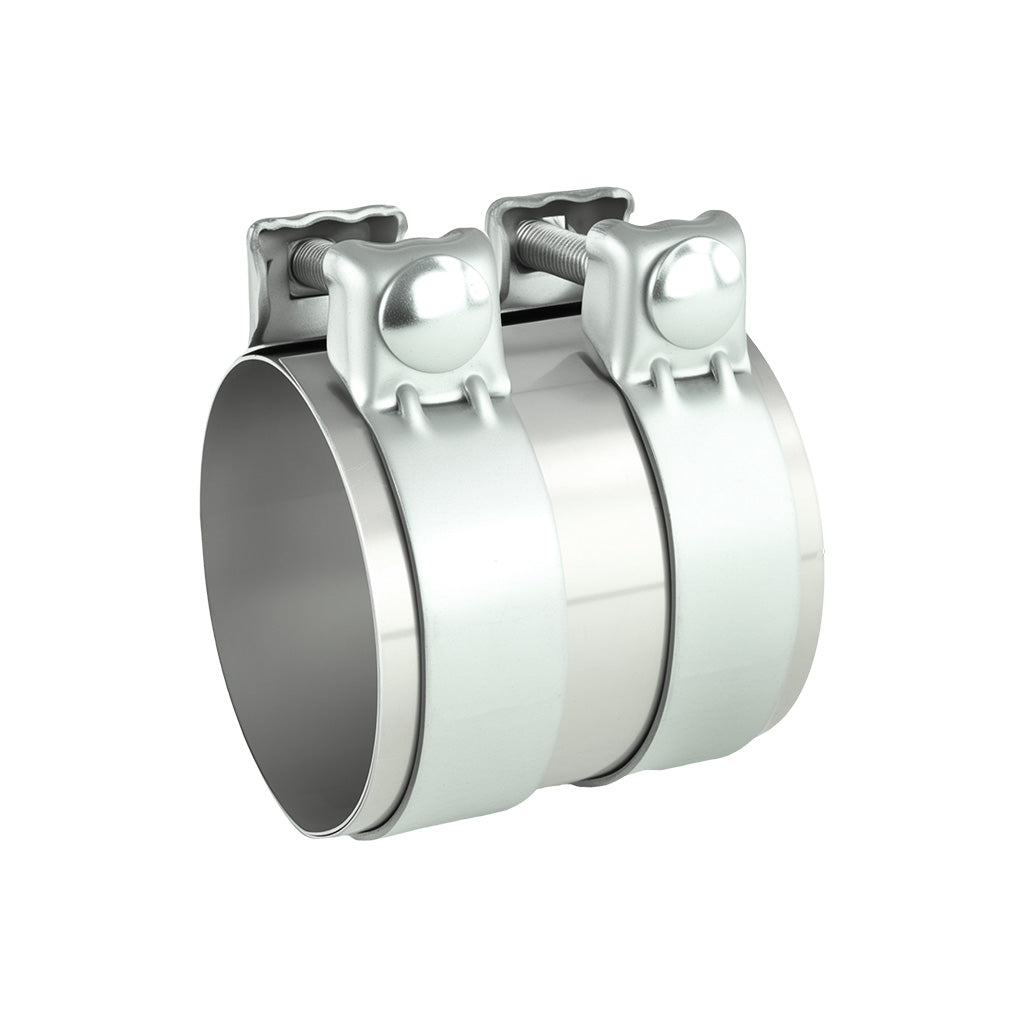 Conector de tubo de escape de acero inoxidable SS304 con abrazadera FMIC.EU 70 mm 2,75"