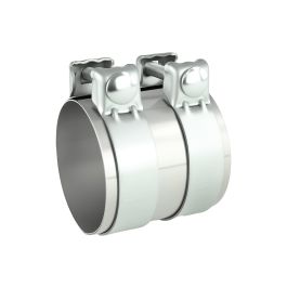Stainless steel SS304 exhaust pipe connector with clamp FMIC.EU 70mm 2.75"