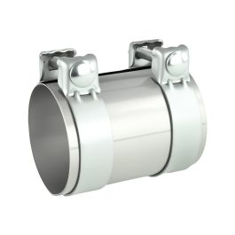 Stainless steel SS304 exhaust pipe connector with clamp FMIC.EU 89mm 3.5"