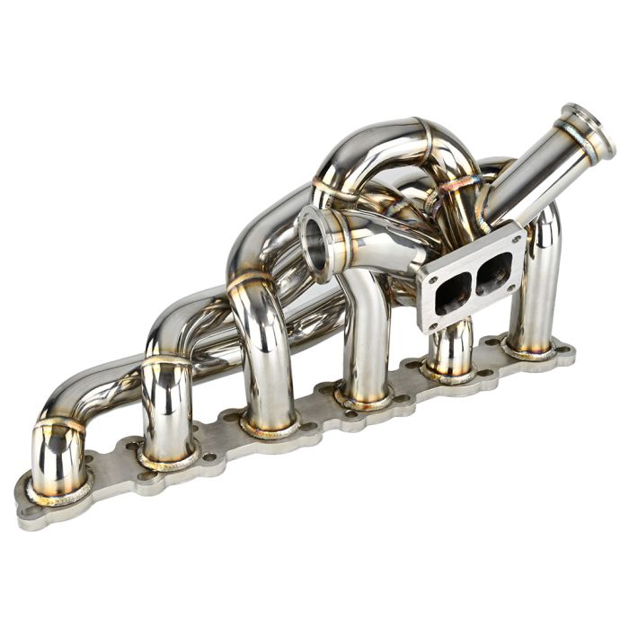 FMIC.Pro Exhaust Manifold for Nissan RB20 RB25 RB26 DET T4 Top Mount Twin Scroll 44mm SS321