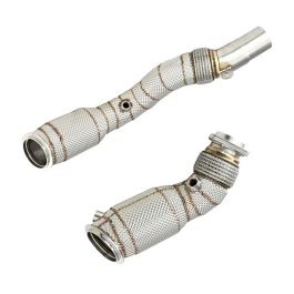 Downpipe FMIC.Pro for BMW F80 M3 S55 USA + CAT with heat shield