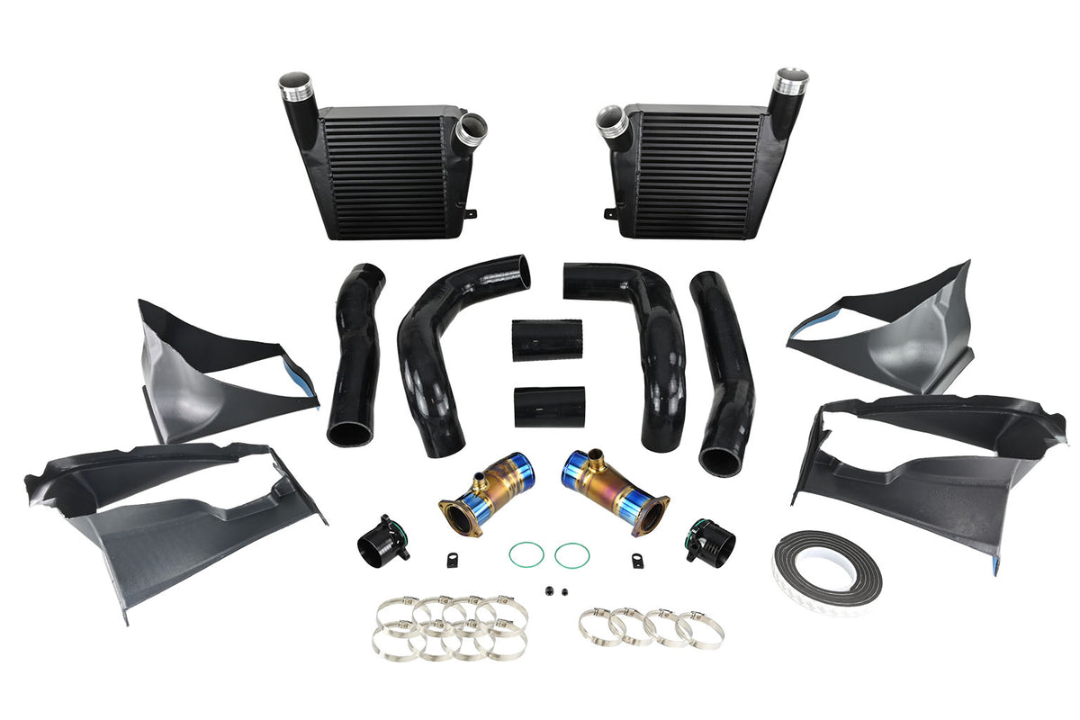 Intercooler con kit de tuberías FMIC.Pro para Porsche Panamera 971.1 971.2 2.9TT V6 4.0TT V8 gasolina 2016-2023