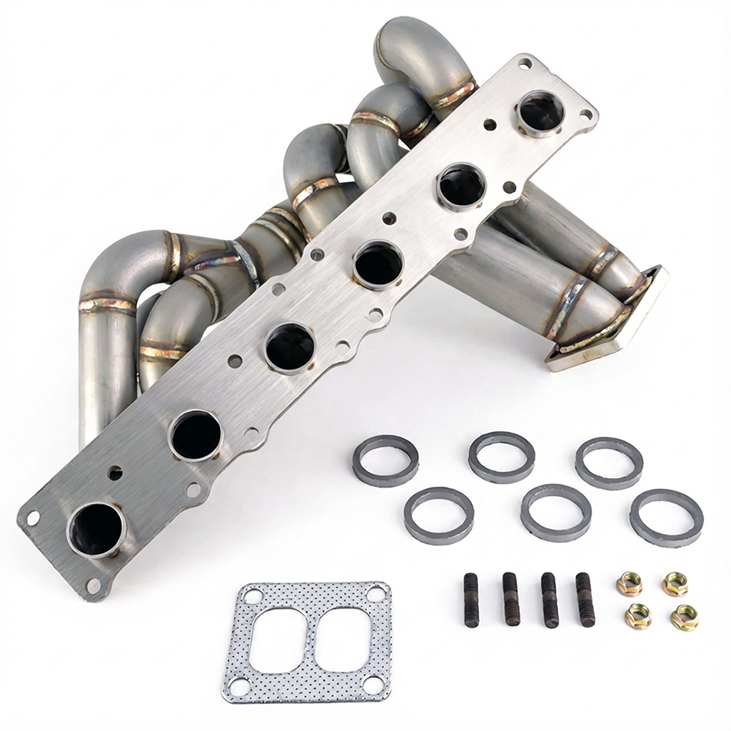 Colector de escape FMIC.Pro para BMW N54 E82 135i E90 335i T4 Top Mount Twin Scroll SS304