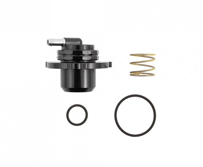 Válvula de recirculación circuito cerrado Forge Motorsport FMDVK04S para Ford Focus MK2 RS 2.5 300 CV negra