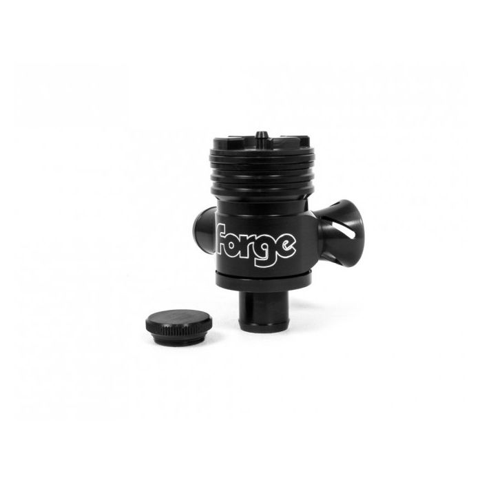 Válvula de descarga de recirculación Forge Motorsport FMDVSPLTR-N para Audi Seat Skoda Renault VW 1.8T Negra