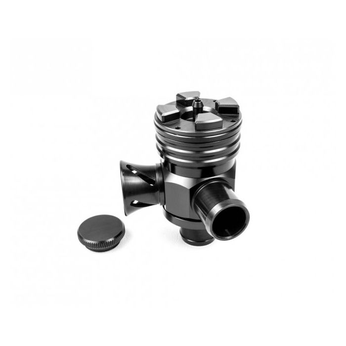 Válvula de descarga de recirculación Forge Motorsport FMDVSPLTR-N para Audi Seat Skoda Renault VW 1.8T Negra