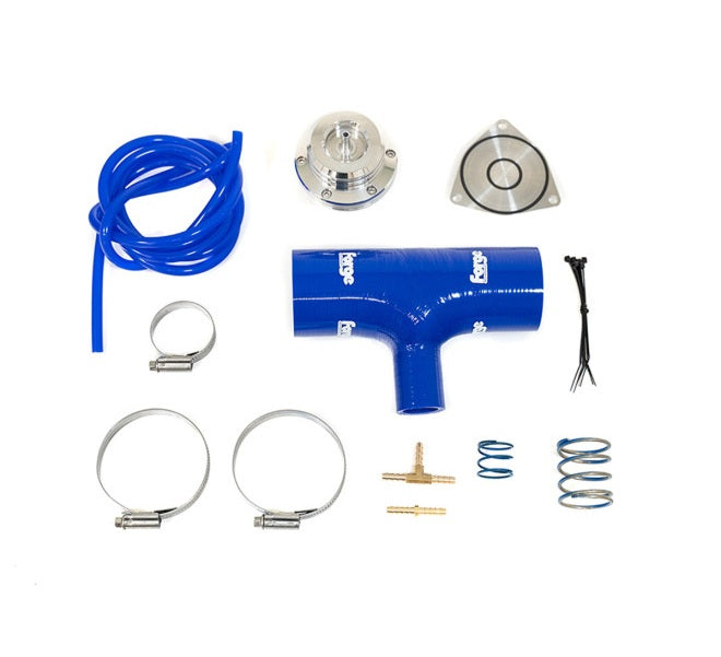 Blow off con kit de racores Forge Motorsport FMFK054-B para Renault Megane RS 2.0 Turbo 225 CV azul