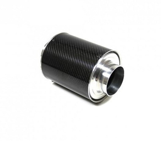 Cánister de filtro de aire de carbono Pipercross con entradas y salidas de 76 mm de diámetro exterior Forge Motorsport FMPK371