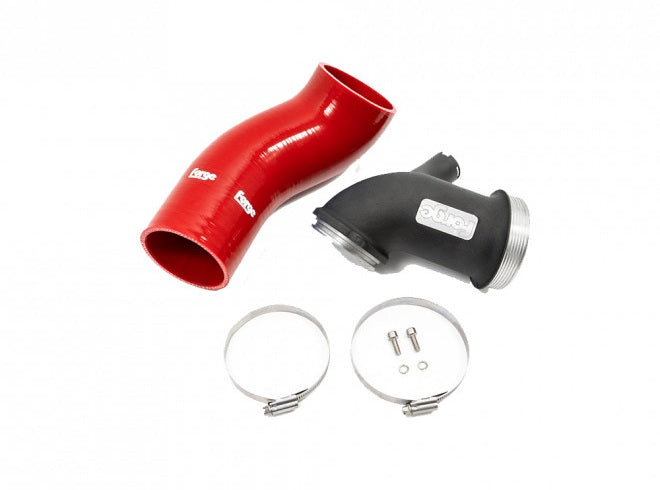 Adaptador de entrada de turbo Forge Motorsport FMTIA9-TR.R para VW Tiguan R LHD rojo