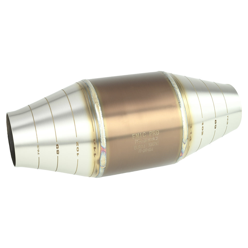Catalizador deportivo FMIC.Pro Euro 5 200 CPSI para motores de 2,5-5,0 L entrada/salida 63-114 mm Pt/Pd/Rh 5:5:1